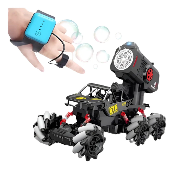 Dual Smart Car Lanza Agua Y Burbujas Doble Control Nextpoint