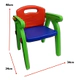 Silla Alex Para Niños Con Apoyabrazos Plastico Juegosol
