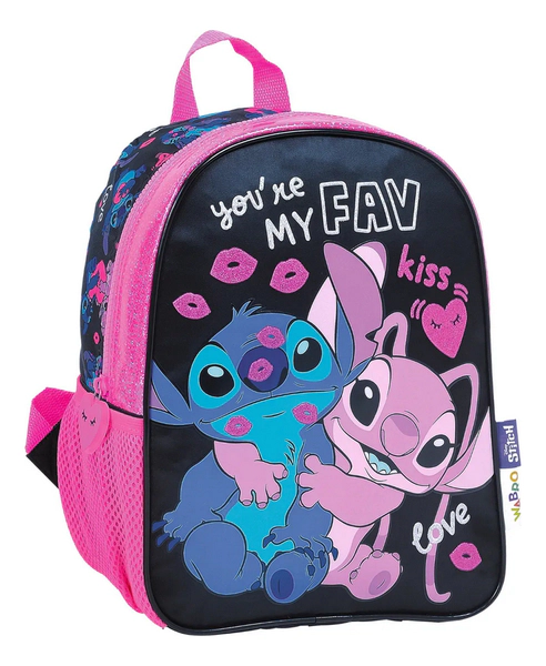 Mochila Infantil Stitch Disney Jardin Niños Azul