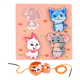 Juego Rompecabezas Enhebrar Estimula Motricidad Mascotas