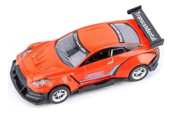 Auto De Carrera De Coleccion Escala 1:43 Pullback - Naranja