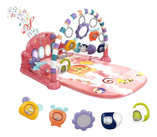 Gimnasio Manta Benic Piano Interactivo C/ Luz Y Sonido Bebes