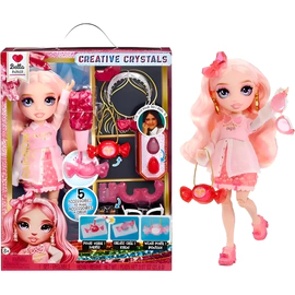 Muñeca Rainbow Creative Crystals Crea Accesorios Con Resina