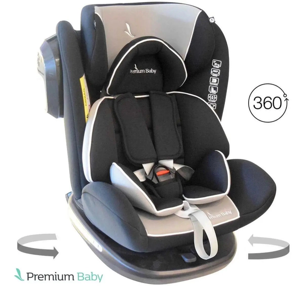 Butaca Infantil Para Auto Isofix Baby Murphy 360º Gris