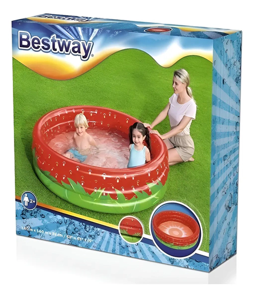Pileta Inflable Bestway Frutilla 3 Aros Diametro 160cm