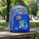 Mochila 43 Cm Stitch Disco Espalda Geométrico