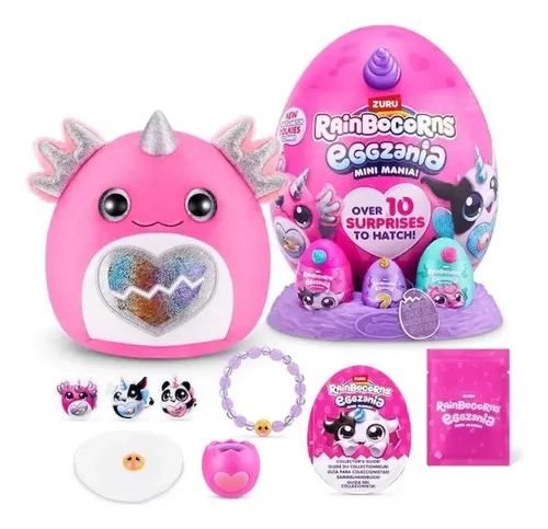 Muñeco Peluche Zuru Rainbocorns Eggzania Mini Mania Wabro