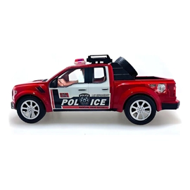 Auto Camioneta De Policía A Fricción Diseño Original Niñ