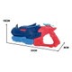 Pistola De Agua Beast Jet Dinosaurio 35cm Team Shotz
