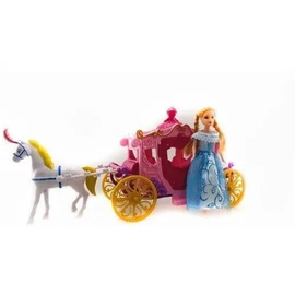 Muñeca Princesa Con Carruaje Y Corcel Original Nenas