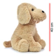 Peluche Perros Sentados Suaves 40 Cm. Phi Phi Toys Blanco
