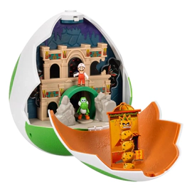 Super Mario Galaxy Movie Playset Huevo De Yoshi Y Mario Blan