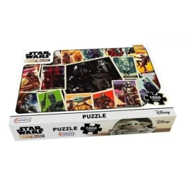 Puzzle Mandalorian 1000 Piezas Star Wars 73x48cm Rompecabeza