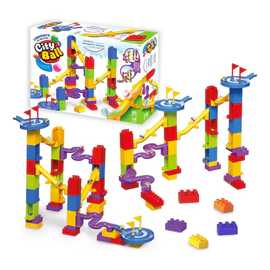 Laberinto De Bolitas City Ball 50 Piezas Multicolor