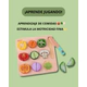 Juego De Encastre Figuras De Comida Puzzle Didáctico Bebe