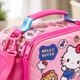 Lunchera Escolar Hello Kitty Infantil Con Bolsillo Termico Rosa Lunchera Kitty