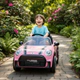 Auto A Batería 12v Mini Cooper Control Padres Sonido Luz ROSA