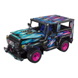 Camioneta Cyberpunk De Bloques 1:14 Para Armar 349 Piezas