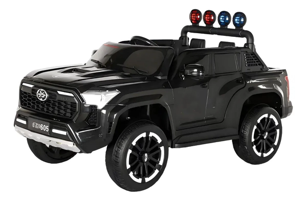 Camioneta a batería Policía 12v Control Remoto Negro 605