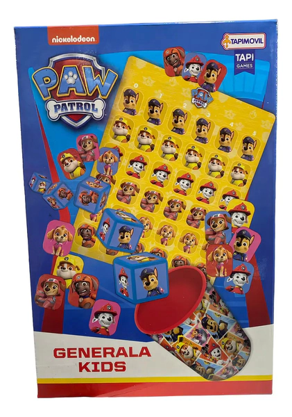 Generala Kids Paw Patrol Juego De Mesa