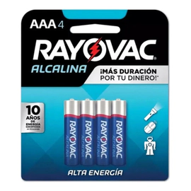 Pack 4 Pilas Alcalinas Rayovac Aaa Oficial
