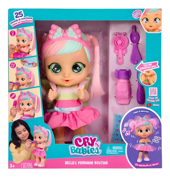 Muñeca Cry Babies Bella Morning Interactiva