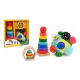 Juguete Montessori Bebé Sensorial Madera Encastre 3 En 1