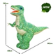 Gigasaurio Dinosaurio Inflable 130cm Control Remoto Y Sonido