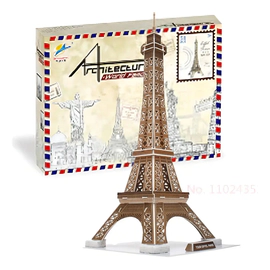 Puzzle 3d De La Torre Eiffel Juego De Mesa Rompecabeza