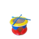 Tambor Infantil De Colores Con Palillos