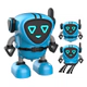 Robot De Juguete 3 En 1 Robot Trompo Vehículo A Fricción