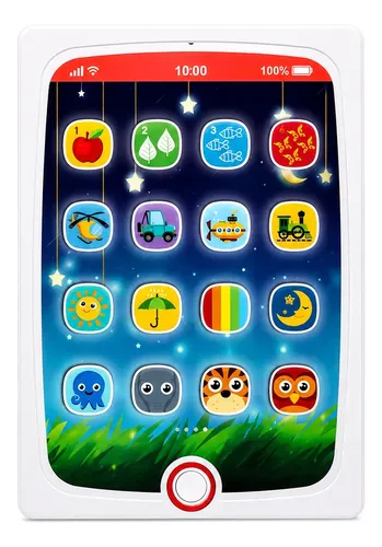 Tablet Didáctica Infantil De Juguete Con Luces Y Sonidos