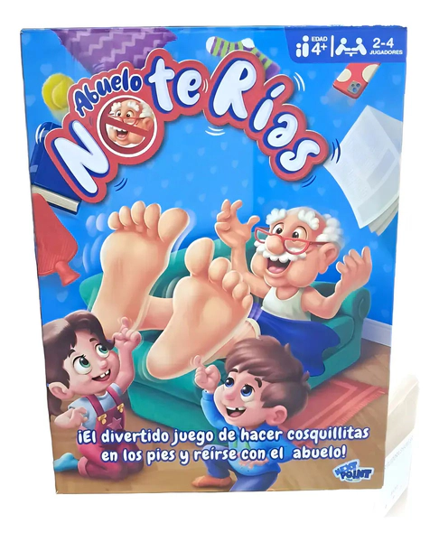 Juego De Mesa Abuelo No Te Rías Juego De Cosquillas Y Risas
