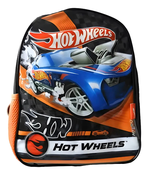 Mochila Escolar De Espalda Hot Wheels Escudería 12' Surtido