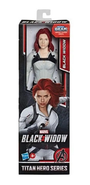 Muñeca Black Widow Titan Hero Blast Gear Original Hasbro