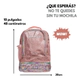 Mochila Escolar Metalizada Espalda 18' Pulgadas Zaphir