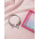 Pulsera Fashion Jewelry Con Dijes Brillantes Para Niñas