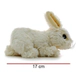 Peluche Suave Conejita Acostada Orejas Paradas 17 Cm