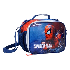 Lunchera Spiderman Heroe Escolar Térmica Infantil Wabro Azul Spiderman Héroe