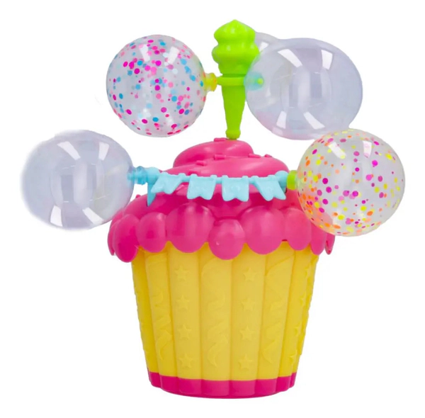 Muñeca Glitter Party Animales Sopla Burbujas