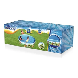 Pileta Redonda Rigida Dinosaurios Chica 183x38 Bestway