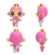 Muñeca Glitter Party Animales Sopla Burbujas