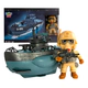 Barco Para Armar U-05 Con Muñeco Articulado Combate Militar