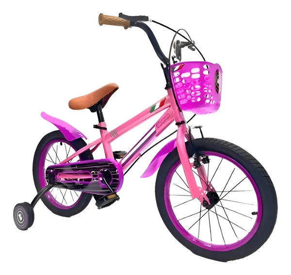 Bicicleta Retro Infantil R16 C/ Canasto Fiat 500 Cinquecento