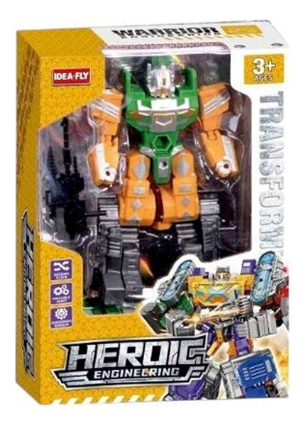 Muñeco Robot Transformers 2 En 1 Warriors Heroic Engineering Transformers