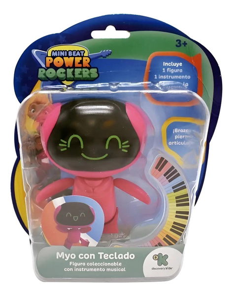 Muñeco Mini Beat Power Rockers Fuz Instrumento Next Point