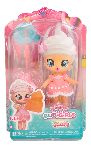 Muñeca Bubiloons Bubigirls Party Sopla Burbujas Accesorios