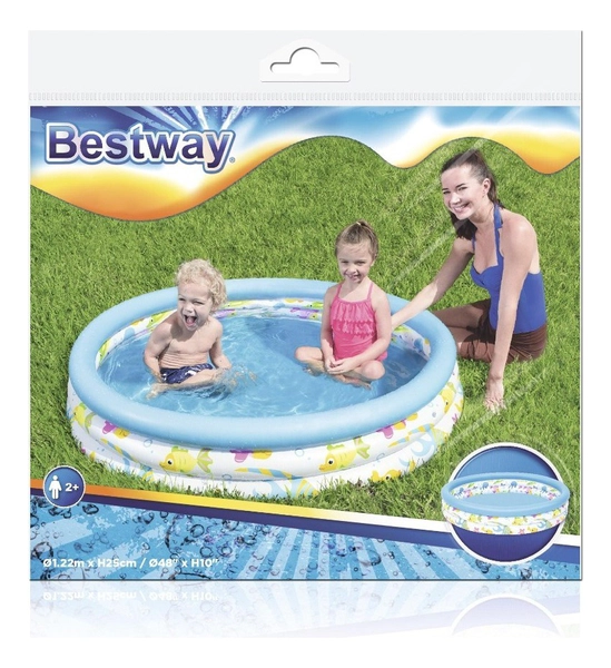 Pileta Inflable Fondo Del Mar Chica - Rex - Azul Bestway