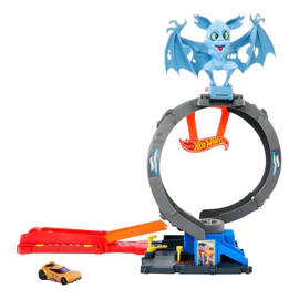 City Pista De Autos Juguete Ataque De Murciélago Hotwheels