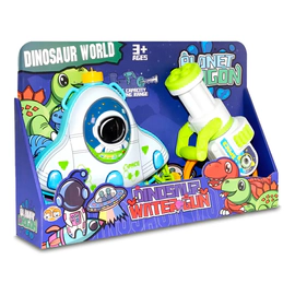 Pistola De Agua Con Mochila 1,9 Lts 8mts Dinosaurio O Nave